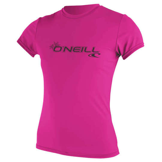 Koszulka ONEILL Women Basic Skins S/S Rash Tee Pink