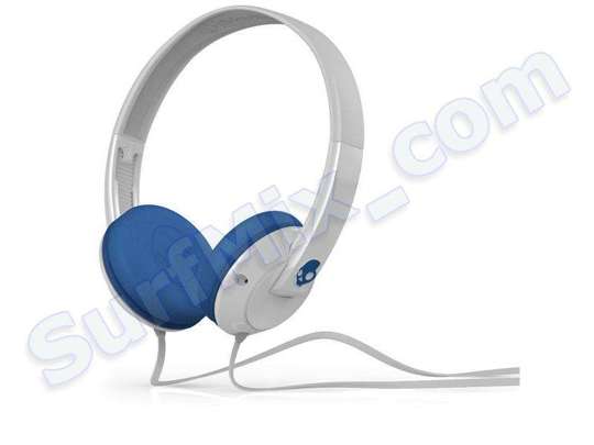 Słuchawki SkullCandy  UPROCK 2.0 White/Blue w/Mic S5URDY-238